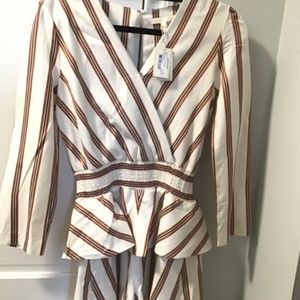 Mane stripe romper